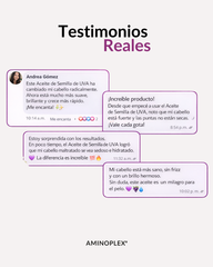 Aceite de Semilla de Uva para el Cabello | Hidratación Ligera y Protección Capilar – Aminoplex®
