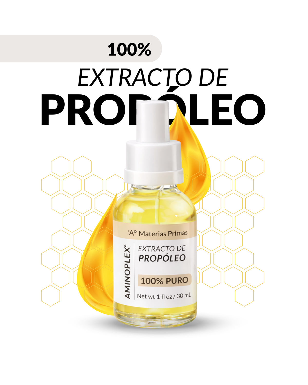 Extracto de Propóleo para el Cabello | Protección y Fortalecimiento Capilar – Aminoplex®
