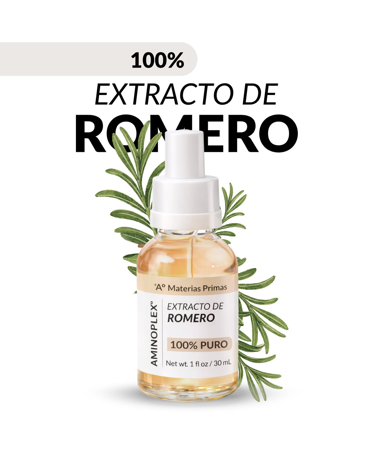 Extracto de Romero para el Cabello | Crecimiento y Fortalecimiento Capilar – Aminoplex®