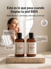 Kit De Limpieza Facial - Clean Me X2 - Jabón Oleoso Desmaquilante + Jabón Limpieza Profunda